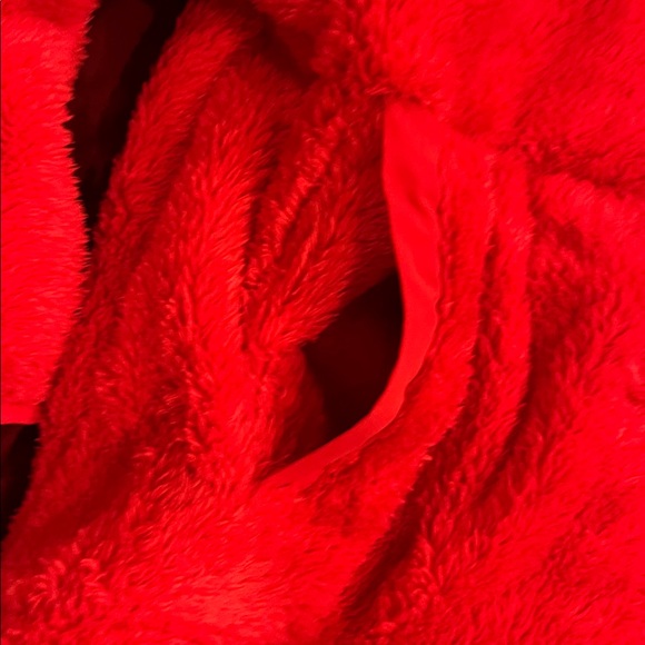 All in Motion Vibrant coral fluffy Fleece Jacket size small NWT - Picture 5 of 8